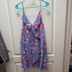 Express Floral Ruffle Camisole dress